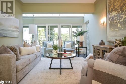 Addition w/ floor to ceiling glass doors - 397 Trafalgar Road, Oakville, ON - Indoor Photo Showing Living Room