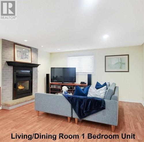 Bsmt - 298 Plymouth Trail, Newmarket, ON - Indoor Photo Showing Living Room With Fireplace