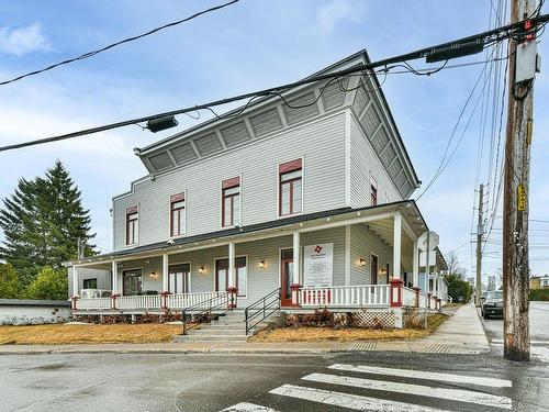 FaÃ§ade - 55 Rue Préfontaine E., Sainte-Agathe-Des-Monts, QC - Outdoor With Deck Patio Veranda