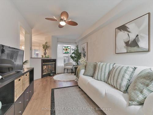 47 Manorwood Crt, Caledon, ON - Indoor Photo Showing Living Room With Fireplace