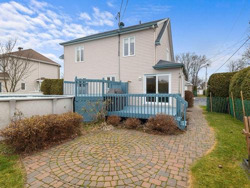 Backyard - 1254 Rue Gouin, Lévis (Les Chutes-De-La-Chaudière-Est), QC - Outdoor With Above Ground Pool With Exterior