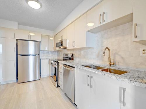 Kitchen - 602-2250 Boul. Thimens, Montréal (Saint-Laurent), QC - Indoor Photo Showing Kitchen With Double Sink With Upgraded Kitchen