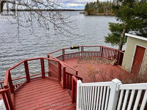 74 Pegg Road, Rideau Lakes, ON - Outdoor With Body Of Water With Deck Patio Veranda