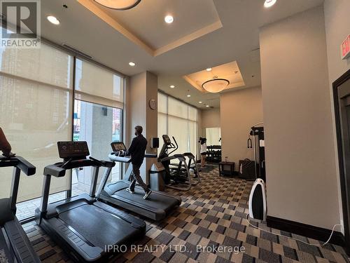 3503 - 208 Enfield Place, Mississauga, ON - Indoor Photo Showing Gym Room