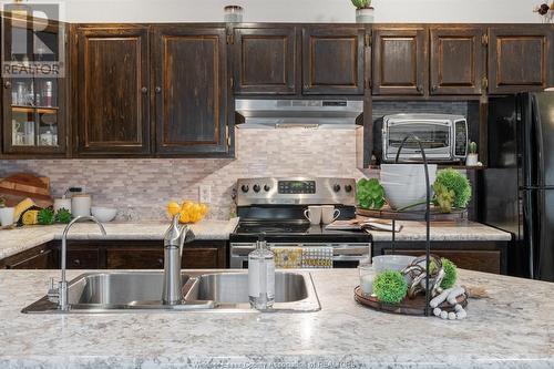 1625 Mersea Rd 6, Leamington, ON - Indoor Photo Showing Kitchen With Double Sink With Upgraded Kitchen