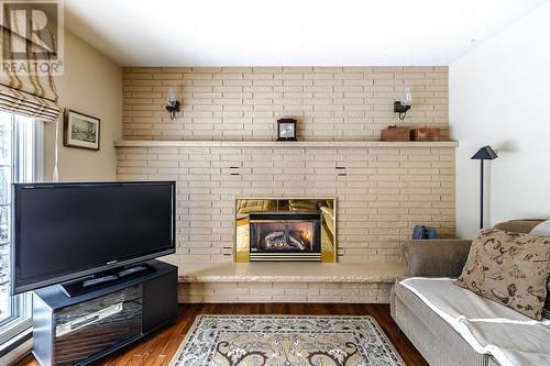 63 Florwin Dr, Sault Ste. Marie, ON - Indoor Photo Showing Living Room With Fireplace