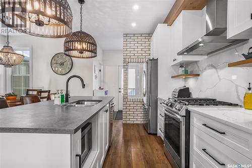 551 Fast Way, Saskatoon, SK - Indoor Photo Showing Kitchen With Upgraded Kitchen