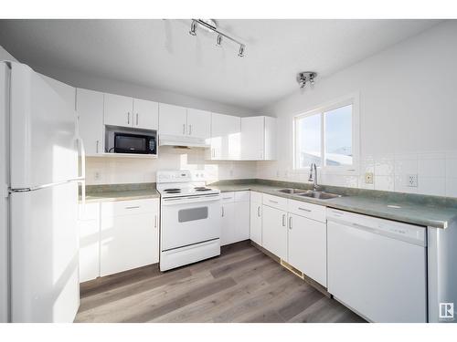 315 Brintnell Bv Nw, Edmonton, AB - Indoor Photo Showing Kitchen With Double Sink