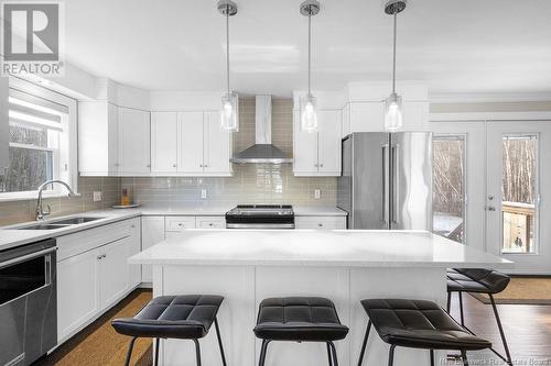 1015 Rue Principale, Neguac, NB - Indoor Photo Showing Kitchen With Double Sink With Upgraded Kitchen