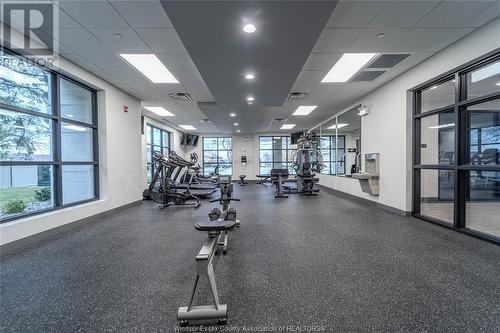 3817 Howard Unit# 102, Windsor, ON - Indoor Photo Showing Gym Room