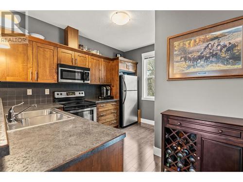 995 Mt. Ida Drive Unit# 12, Vernon, BC - Indoor Photo Showing Kitchen With Double Sink