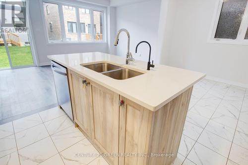 183 Wilmot Road, Brantford, ON - Indoor Photo Showing Kitchen With Double Sink