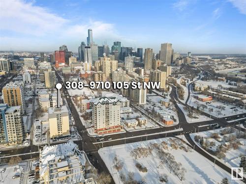 #308 9710 105 St Nw, Edmonton, AB - Outdoor With View