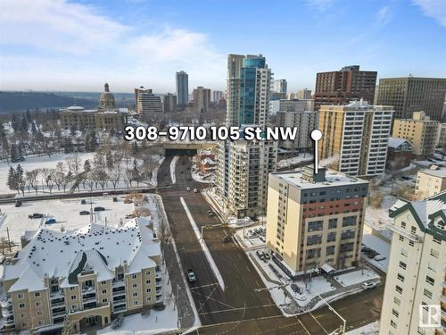 #308 9710 105 St Nw, Edmonton, AB - Outdoor With View