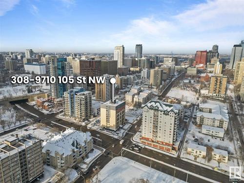 #308 9710 105 St Nw, Edmonton, AB - Outdoor With View