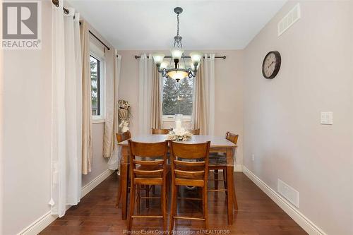 365 Neal, Windsor, ON - Indoor Photo Showing Dining Room