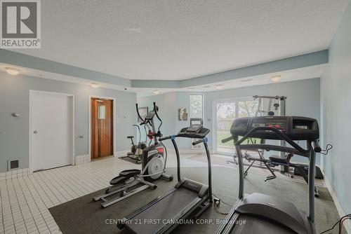 206 - 549 Ridout Street, London, ON - Indoor Photo Showing Gym Room