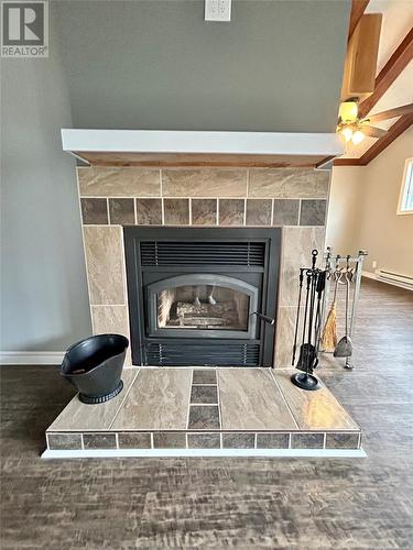 7 Carty Place, Corner Brook, NL - Indoor Photo Showing Living Room With Fireplace