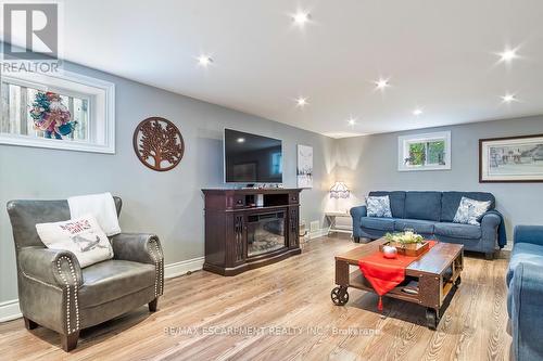 24 Willis Drive, Brampton, ON - Indoor Photo Showing Living Room With Fireplace