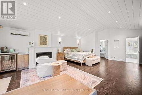 185 Central Drive, Hamilton, ON - Indoor Photo Showing Other Room With Fireplace