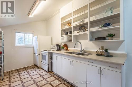 28 Napier Street, London, ON - Indoor Photo Showing Kitchen With Double Sink