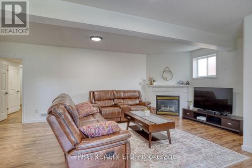 Bsmt - 604 Woodmount Crescent, Oshawa, ON - Indoor Photo Showing Living Room With Fireplace