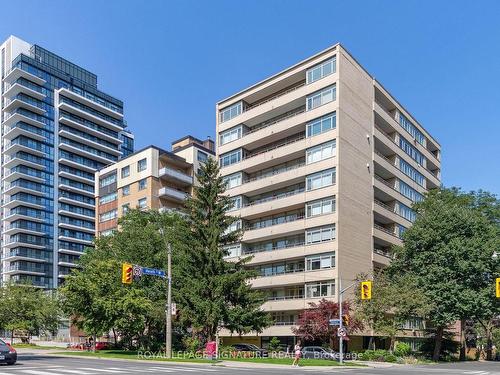 1104-581 Avenue Rd, Toronto, ON - Outdoor With Balcony With Facade