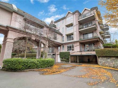 411-3133 Tillicum Rd, Saanich, BC - Outdoor With Balcony With Facade