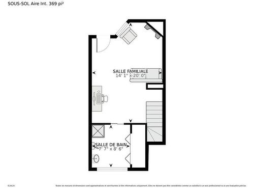 Plan (croquis) - 448 Rue De Sébastopol, Montréal (Le Sud-Ouest), QC 