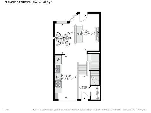 Plan (croquis) - 448 Rue De Sébastopol, Montréal (Le Sud-Ouest), QC 