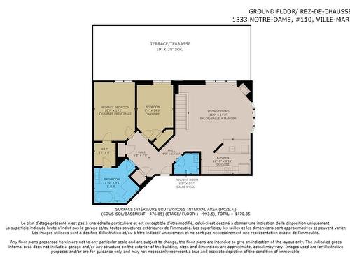 Plan (croquis) - 110-1333 Rue Notre-Dame O., Montréal (Ville-Marie), QC - Other