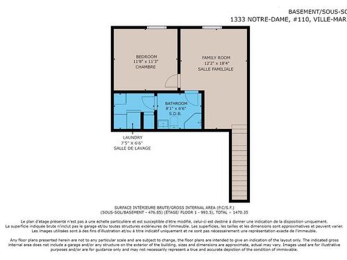 Plan (croquis) - 110-1333 Rue Notre-Dame O., Montréal (Ville-Marie), QC - Other