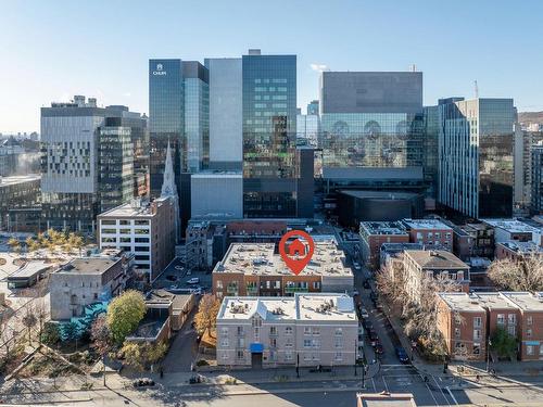 Aerial photo - 405-440 Rue De La Gauchetière E., Montréal (Ville-Marie), QC - Outdoor With View