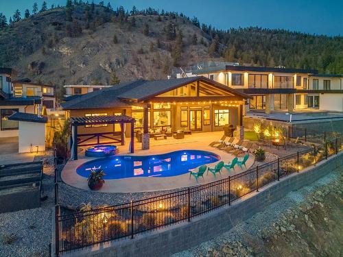 1547 Cabernet Way, West Kelowna, BC - Outdoor With In Ground Pool With Deck Patio Veranda