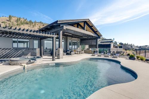 1547 Cabernet Way, West Kelowna, BC - Outdoor With In Ground Pool With Deck Patio Veranda