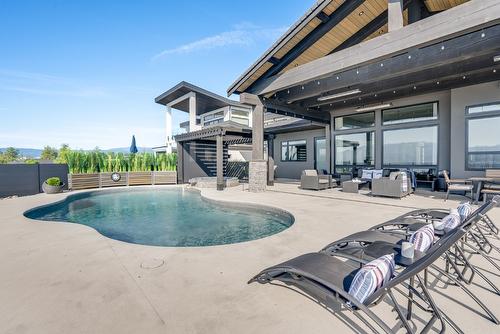 1547 Cabernet Way, West Kelowna, BC - Outdoor With In Ground Pool With Deck Patio Veranda