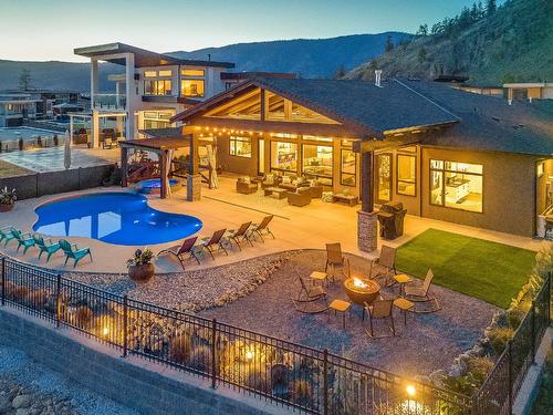 1547 Cabernet Way, West Kelowna, BC - Outdoor With In Ground Pool With Deck Patio Veranda