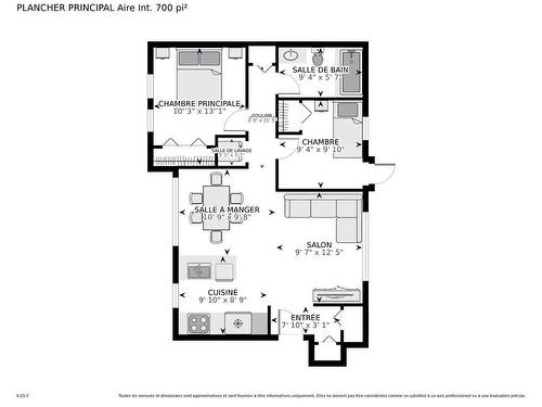 Plan (croquis) - 301-836 7E Avenue, Montréal (Rivière-Des-Prairies/Pointe-Aux-Trembles), QC - Other