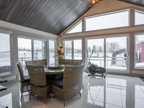 Solarium - 555 Route 108 E., Saint-Victor, QC - Indoor Photo Showing Dining Room