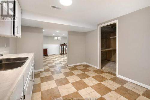 10820 Mulberry Drive Unit# Lower, Windsor, ON - Indoor Photo Showing Kitchen With Double Sink