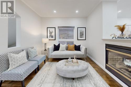 6 Durling Rock Street, Ajax, ON - Indoor Photo Showing Living Room With Fireplace