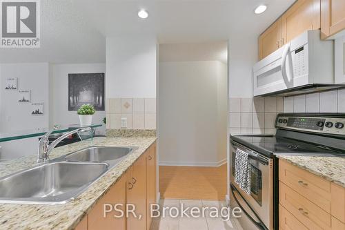 1102 - 8 York Street, Toronto, ON - Indoor Photo Showing Kitchen With Double Sink