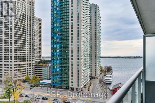 1102 - 8 York Street, Toronto, ON - Outdoor With Body Of Water With Facade