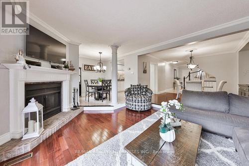 35 - 3050 Orleans Road, Mississauga, ON - Indoor Photo Showing Living Room With Fireplace