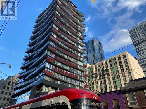 912 - 215 Queen Street W, Toronto, ON - Outdoor With Balcony With Facade