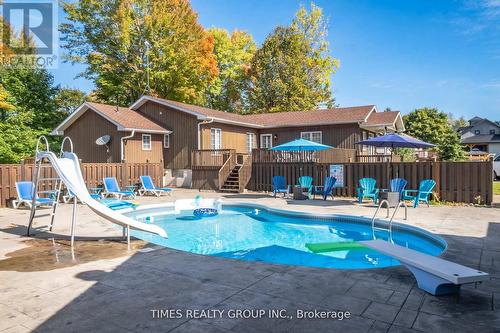 26 Evans Drive, Kawartha Lakes, ON - Outdoor With In Ground Pool With Deck Patio Veranda