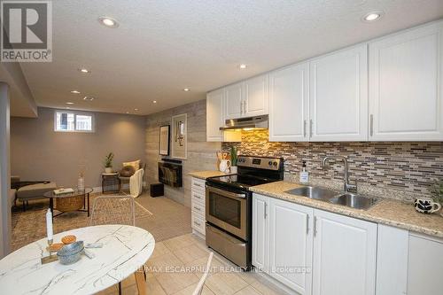 Lower - 551 Barnaby Street, Hamilton, ON - Indoor Photo Showing Kitchen With Double Sink