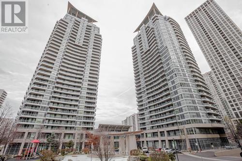 1607 - 1 Elm Drive, Mississauga, ON - Outdoor With Balcony With Facade