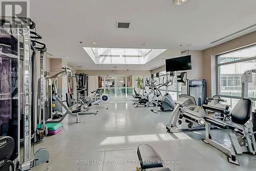 1607 - 1 Elm Drive, Mississauga, ON - Indoor Photo Showing Gym Room