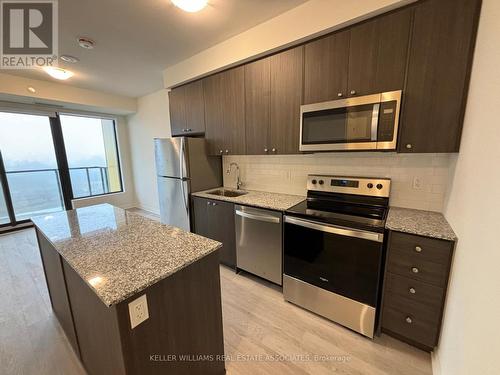 308 - 1415 Dundas Street E, Oakville, ON - Indoor Photo Showing Kitchen With Stainless Steel Kitchen